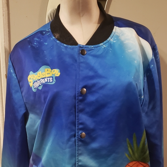 Spongebob Squarepants Baseball Style Oddity Jacket - Picture 3 of 11